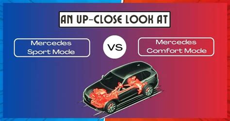 Mercedes: Sport Mode vs. Comfort Mode - Which is Right for You?