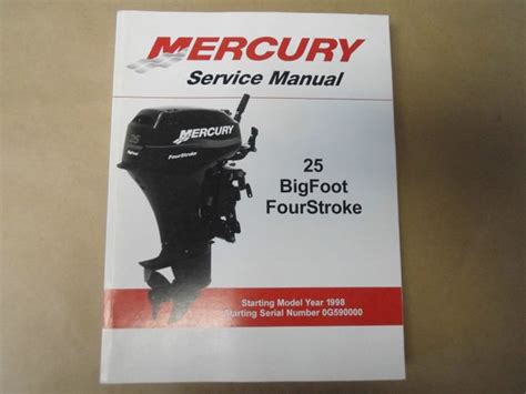 Read Mercury 25 Big Foot Service Manual 