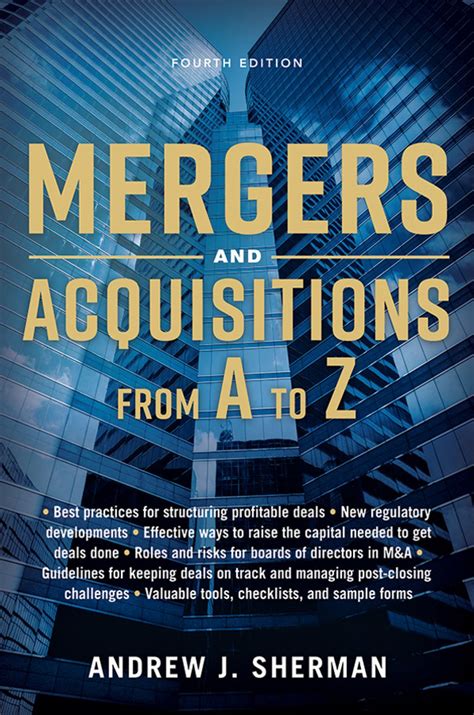Read Mergers And Acquisitions From A To Z 