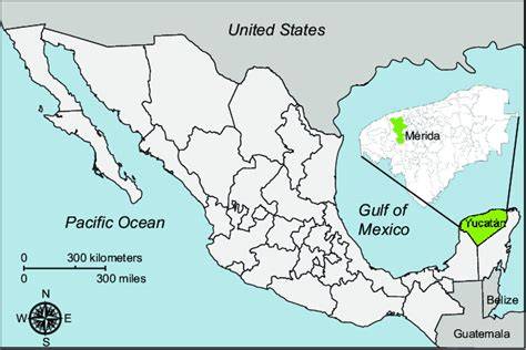 Merida Yucatan Mapa