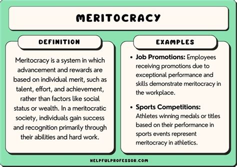 Meritocracy Meaning