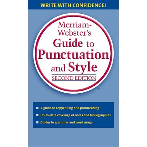 Read Online Merriam Webster Guide To Punctuation And Style 