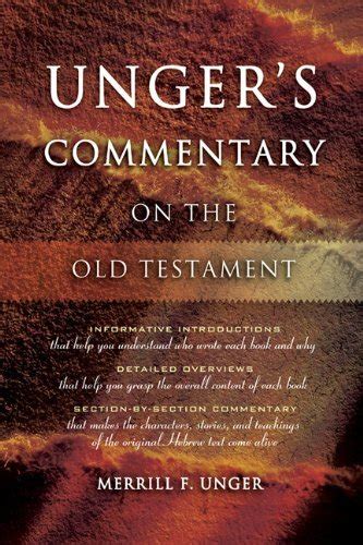 Merrill Unger Commentary