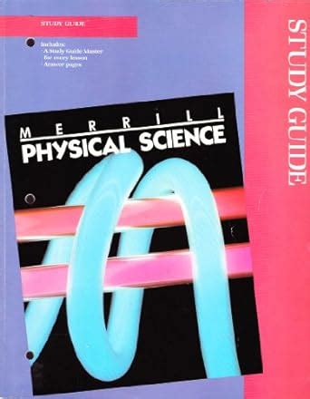 Full Download Merrill Physical Science Workbook Study Guide 