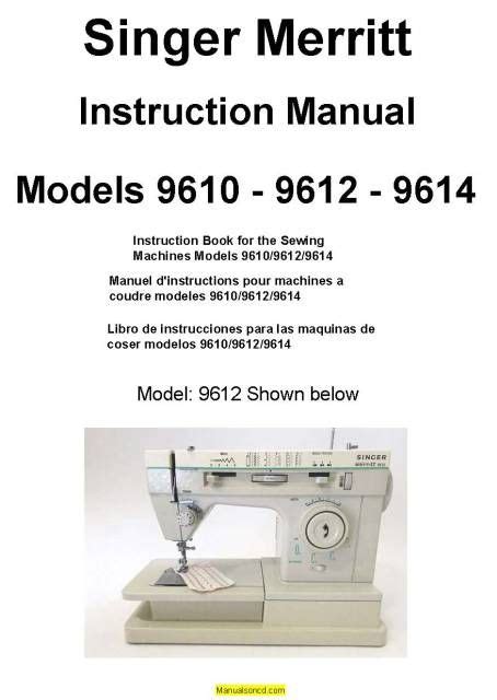 Read Merritt Sewing User Guide 