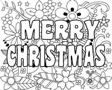 Merry Christmas Coloring Page Free Printable Coloring Pages Merry Christmas Coloring Pages - Merry Christmas Coloring Pages