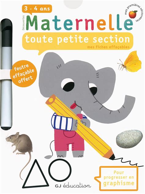mes fiches effaa ables toute petite section