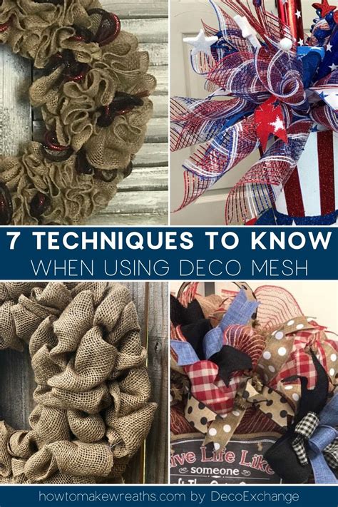 Mesh Wreath Techniques