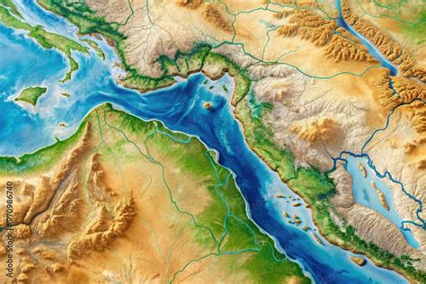 Mesopotamia River Map