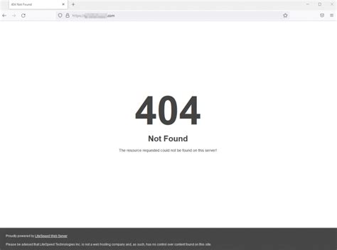 message 404 not found