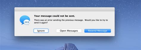 Message Could Not Be Sent