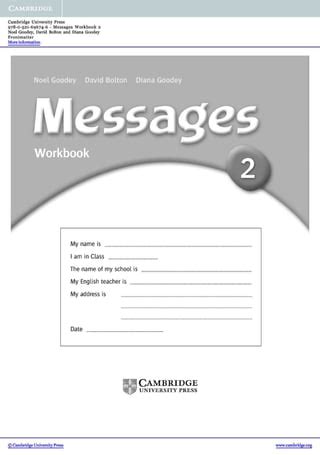 messages 2 workbook