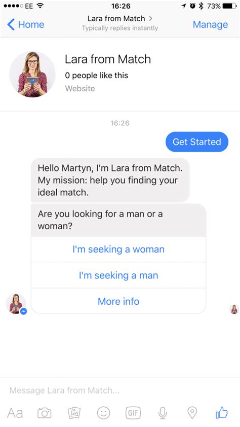 messenger dating bots and sites