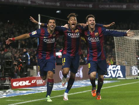 messi neymar suarez and f c barcelona soccer futb