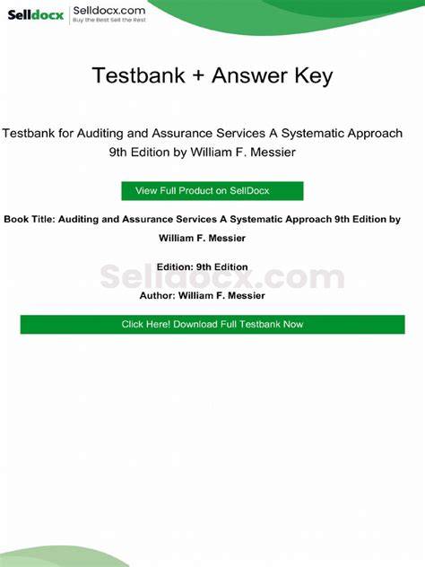 messier auditing ch4 testbank 9th