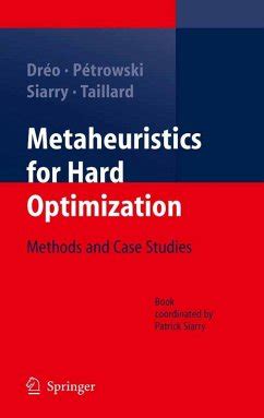 metaheuristics for hard optimization pdf