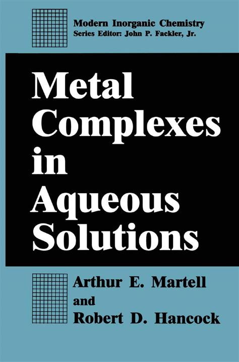 Download Metal Complexes In Aqueous Solutions 