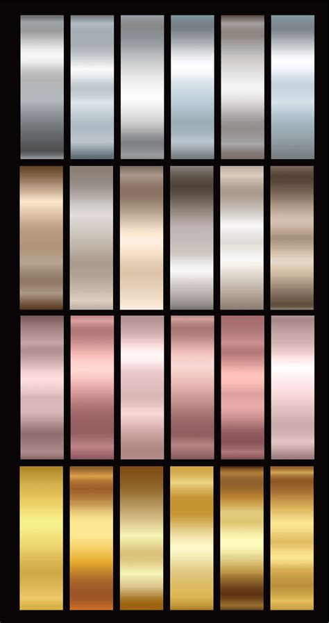 metallic colors