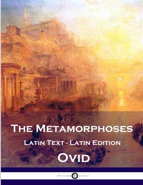 metamorphoses latin text latin edition