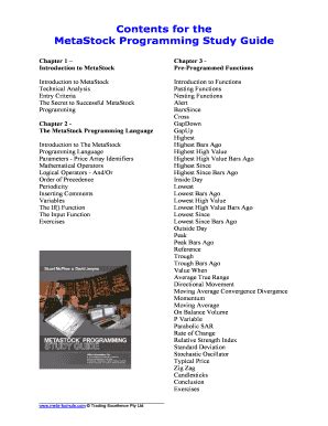 Full Download Metastock Programming Study Guide Chm 