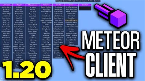 meteor client | Meteor Client Minecraft Teras YouTube