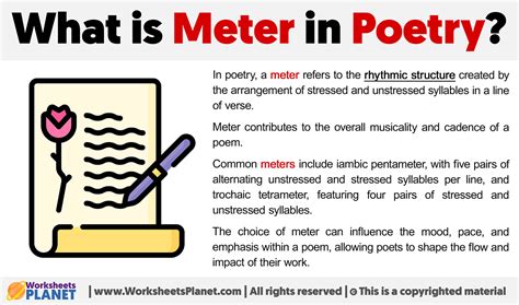 Meter And Poetry