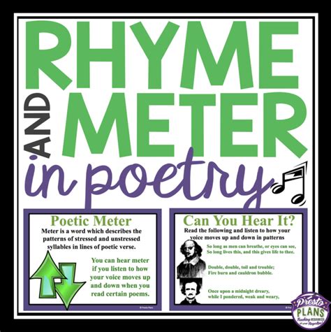 Meter In Poetry Worksheets K12 Workbook Poetry Meter Worksheet - Poetry Meter Worksheet