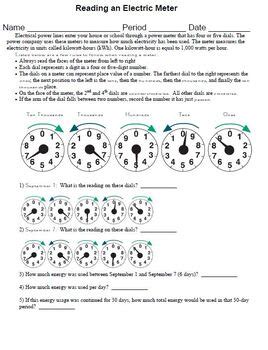 Meter Reader Practice Test