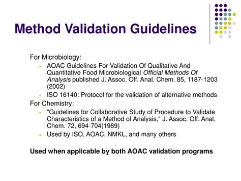 Read Method Validation Guidelines For Laboratory 