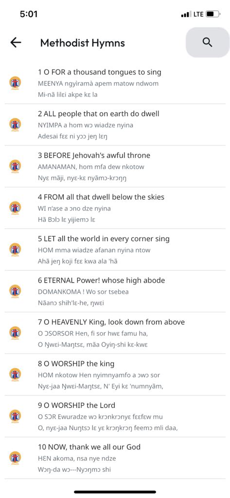 methodist twi hymn
