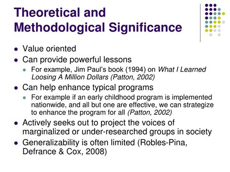 methodological significance