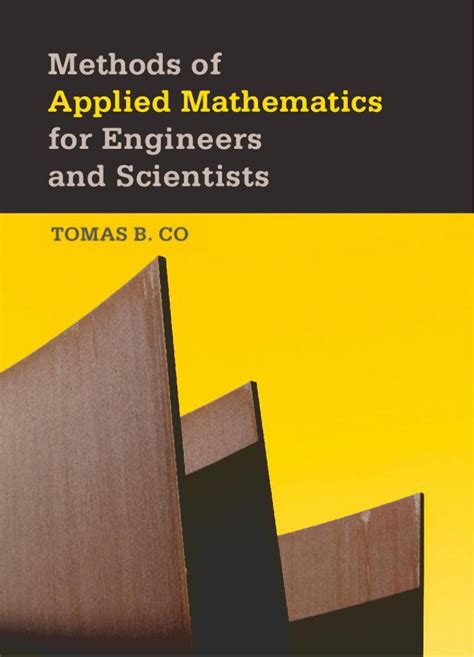 Download Methods Of Applied Mathematics For Engineers And Scientists 