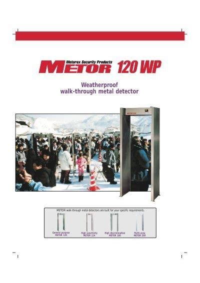 metor 120 operating manual