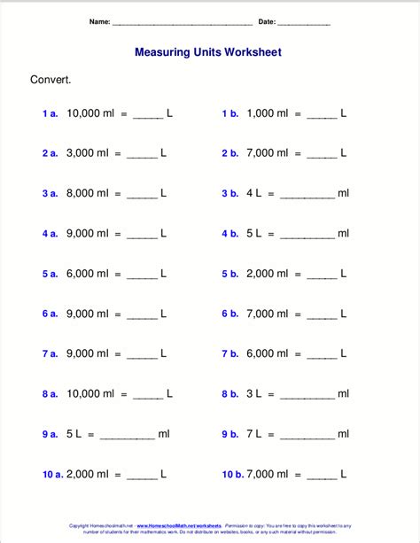 Metric System Worksheets Liters And Milliliters Worksheet - Liters And Milliliters Worksheet