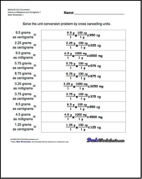 Read Online Metric Conversion Practice Problems With Answers 