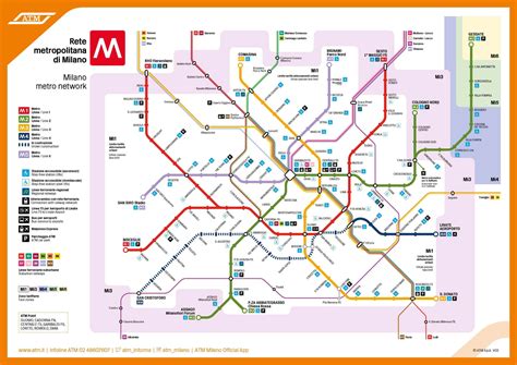 Metro Map Milano
