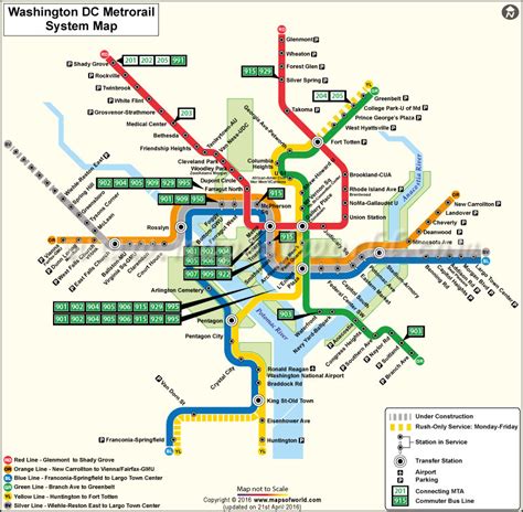 metro map washington