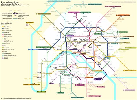 Metro Paris Mapa