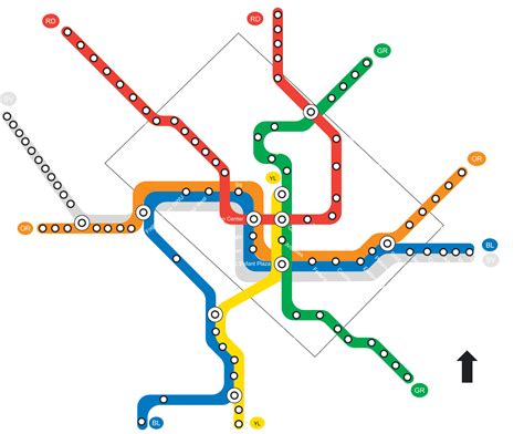 metro washington dc map
