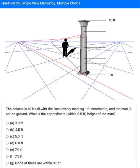 metrology multiple choice question