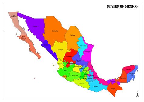 Mexican Republic Map