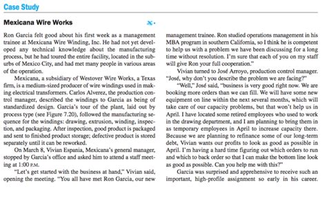 mexicana wire product case study solution