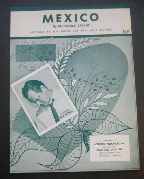 mexico boudleaux bryant