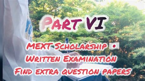 Download Mext Scholarship Exam Papers 