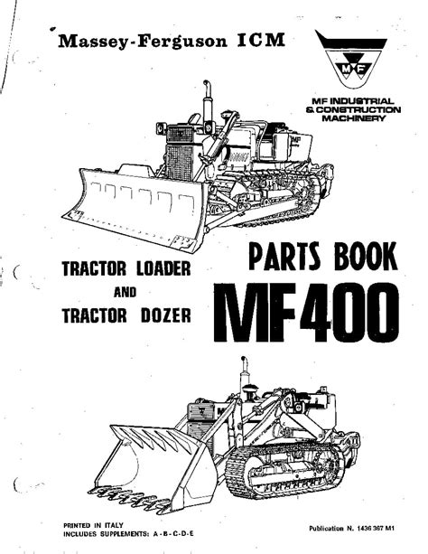 Read Online Mf400 Track Loader Service Manual 