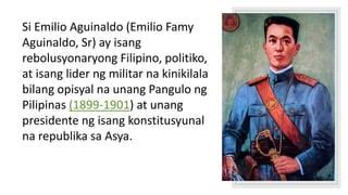 mga kabiguan ni emilio aguinaldo biography