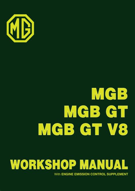 Read Online Mgb Gt V8 Workshop Manual 