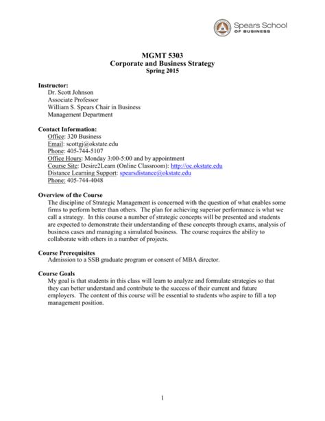 mgmt 5303 spears school of business oklahoma state university pdf book