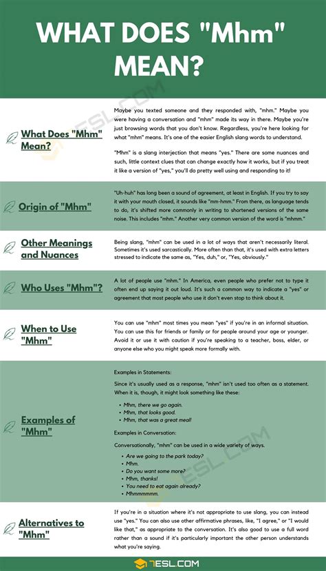 Mhm Meaning Text
