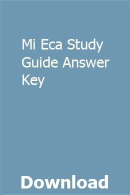 Read Online Mi Eca Study Guide Answer Key 